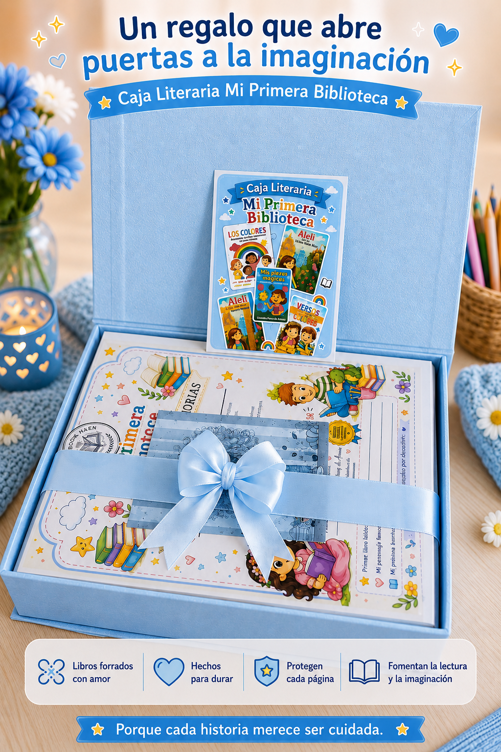 Caja Literaria infantil: Mi Primera Biblioteca