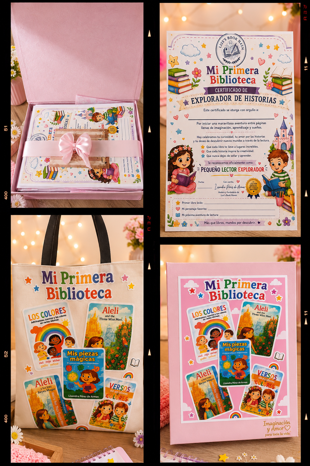 Caja Literaria infantil: Mi Primera Biblioteca