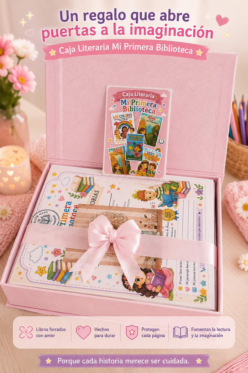 Caja Literaria infantil: Mi Primera Biblioteca