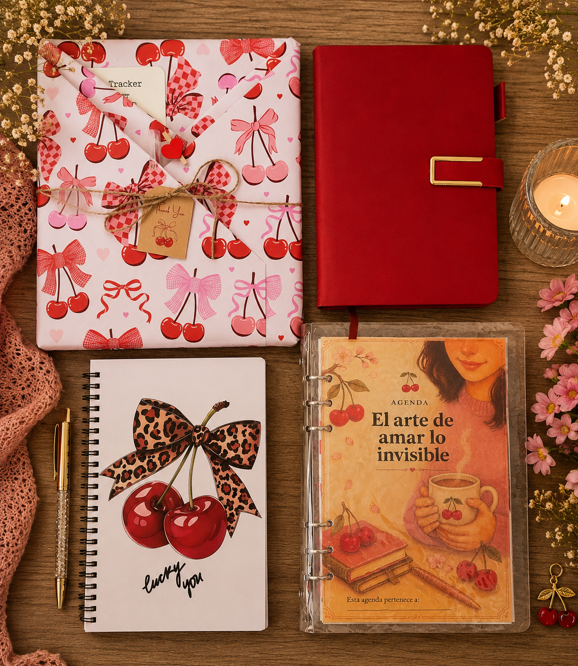 Caja Literaria Cherry and Love